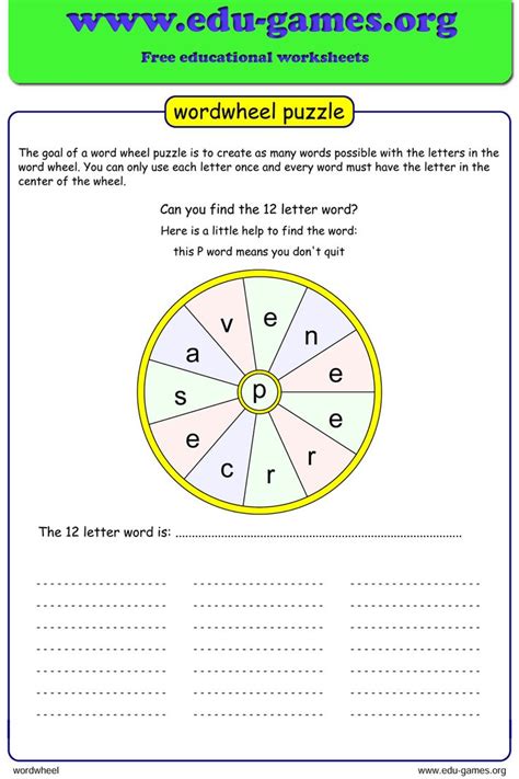 Wheel Words .